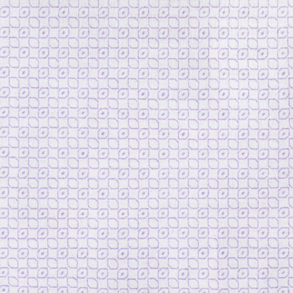 Rubinacci Mascherina Viroblock Bianco E Lilla