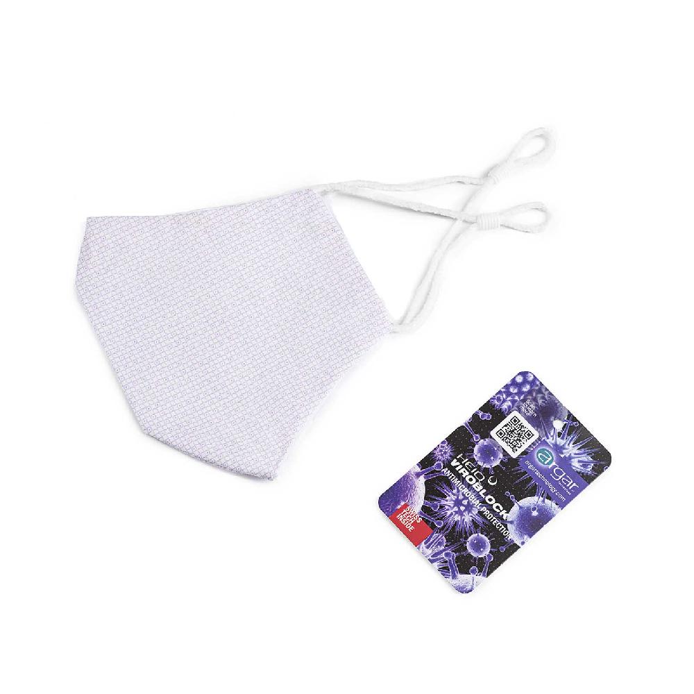 Rubinacci Mascherina Viroblock bianco e lilla