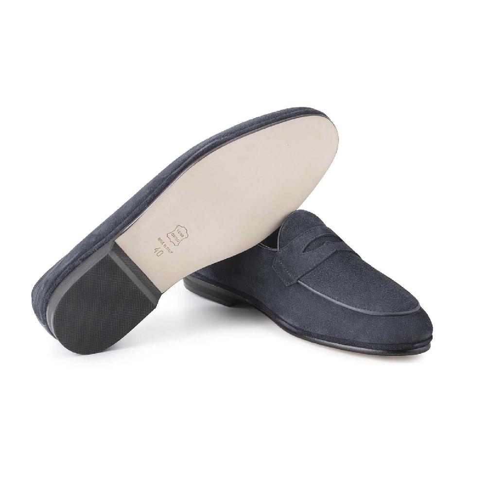 Rubinacci Mocassino Blu