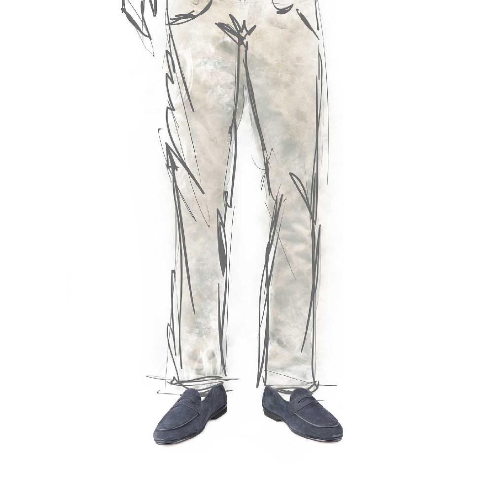 Rubinacci Mocassino Blu