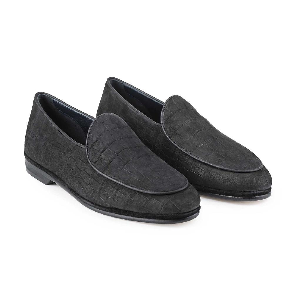 Rubinacci Mocassino luisiana nero