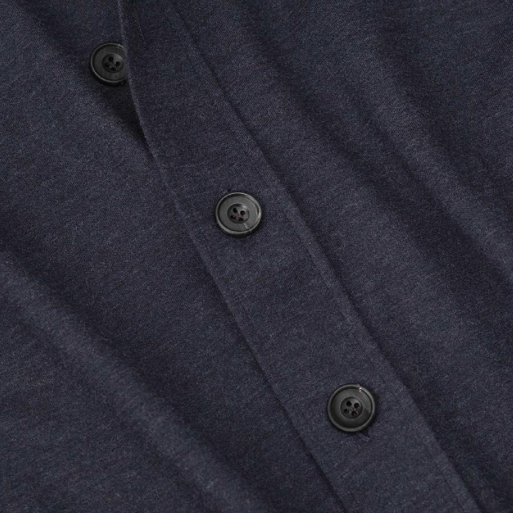 Rubinacci Overshirt In Cashmere Blu