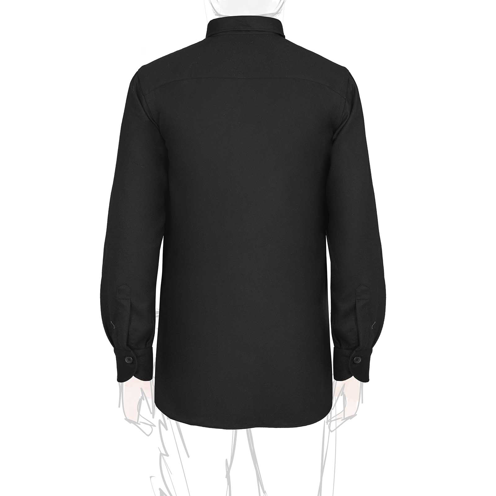 Rubinacci Overshirt In Lana Nero