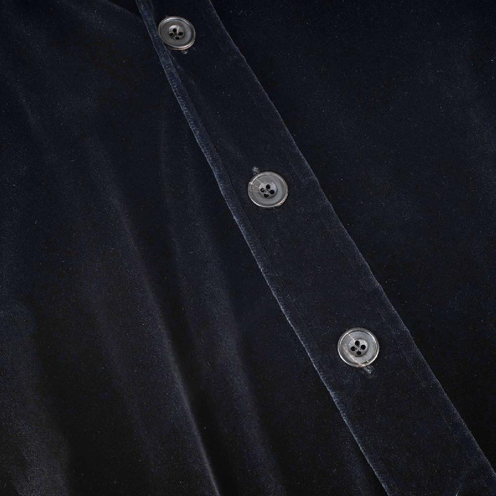 Rubinacci Overshirt In Velluto Nero