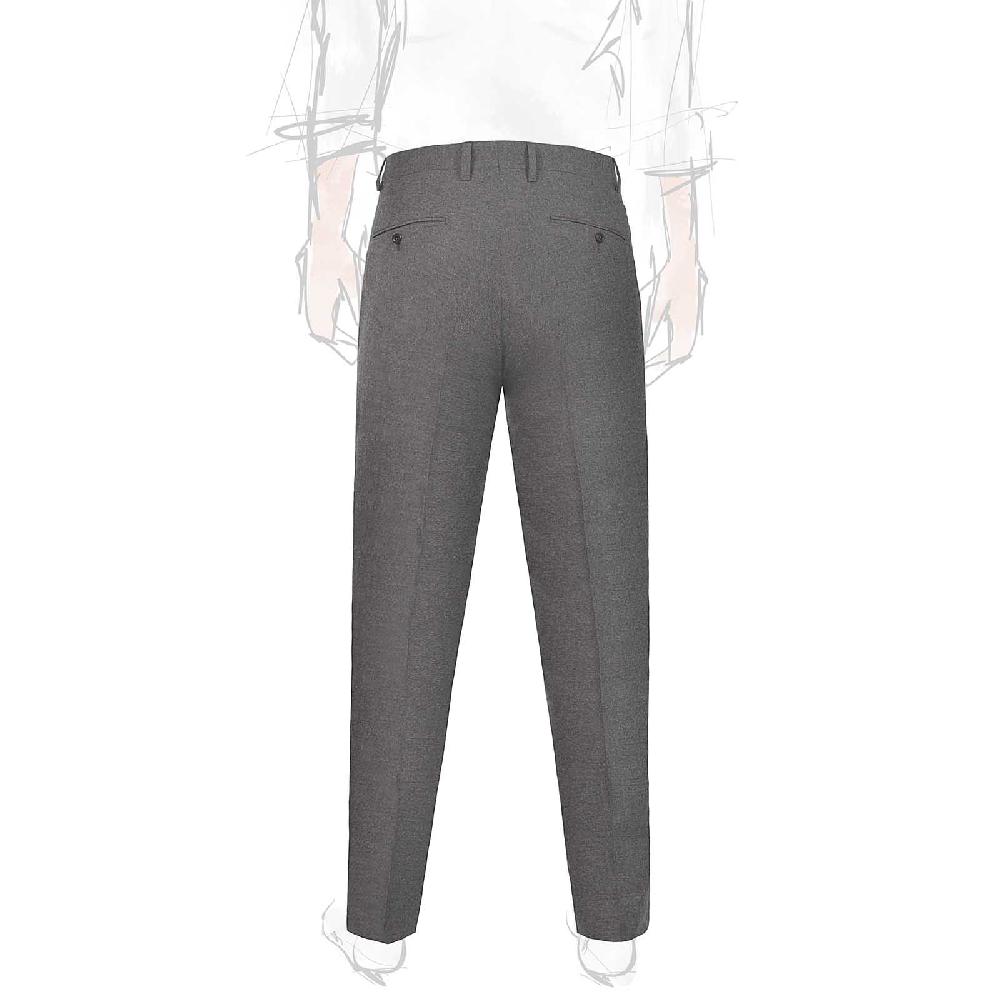 Rubinacci Pantalone Casual In Flanella Grigio