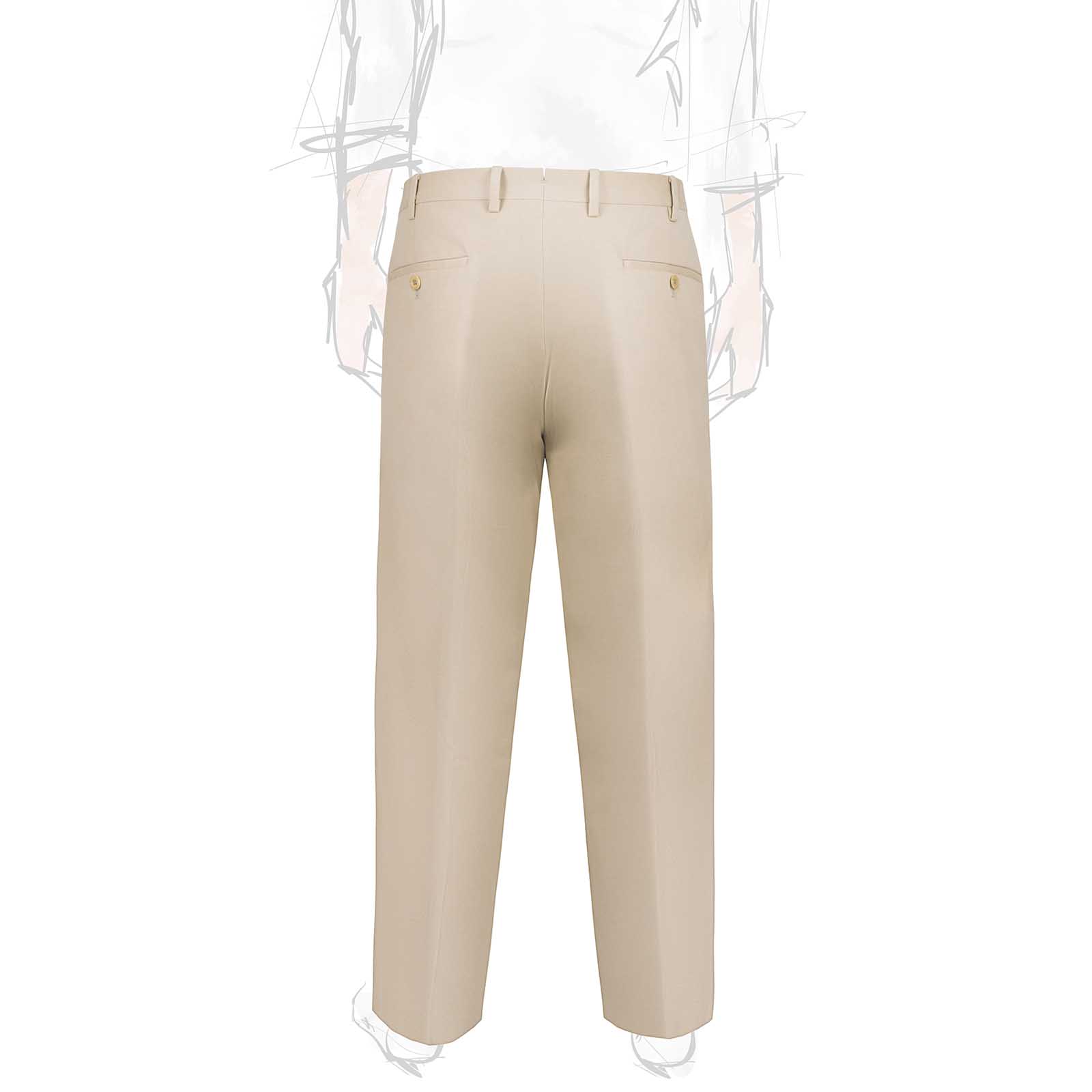 Rubinacci Pantalone In Cotone Beige