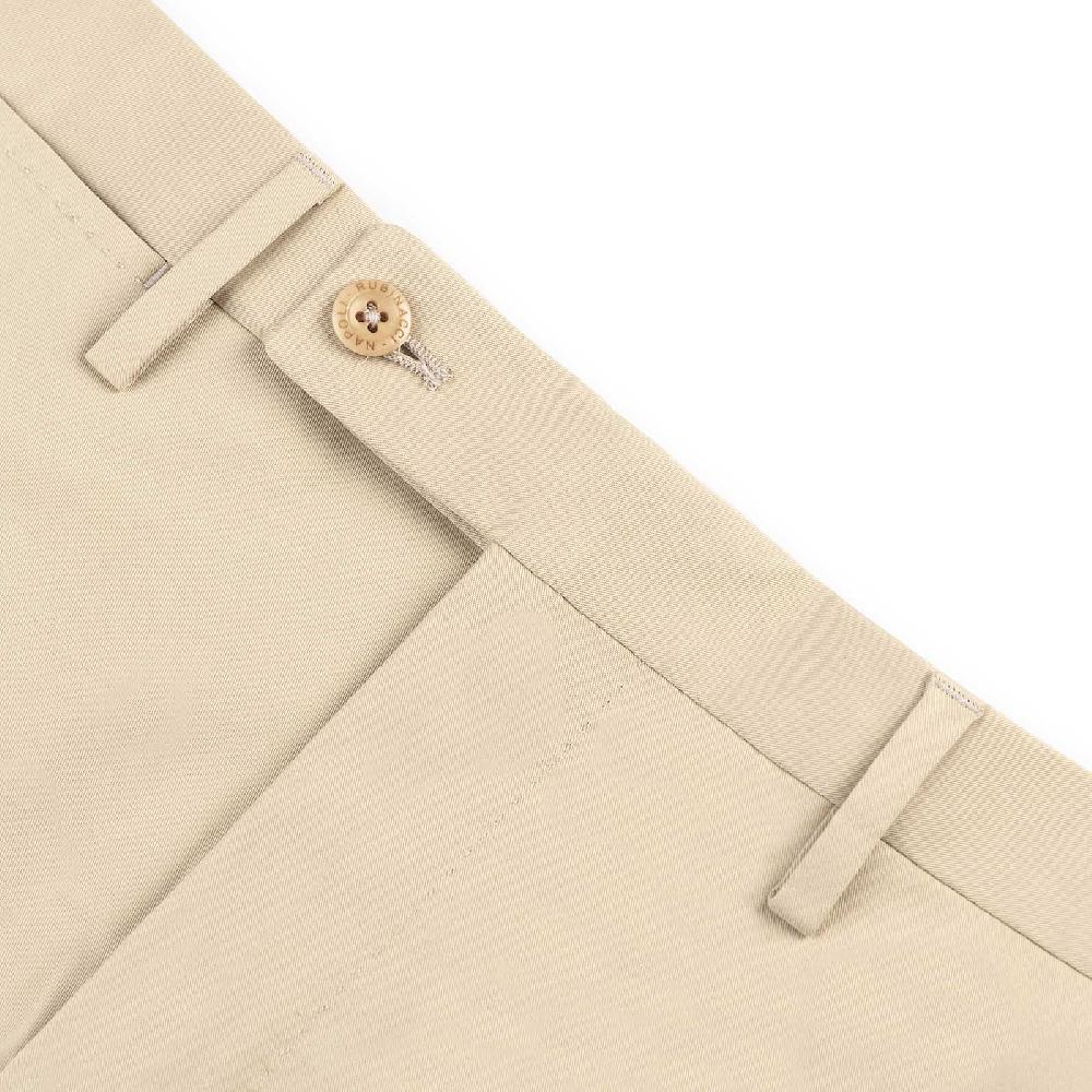Rubinacci Pantalone In Cotone Beige
