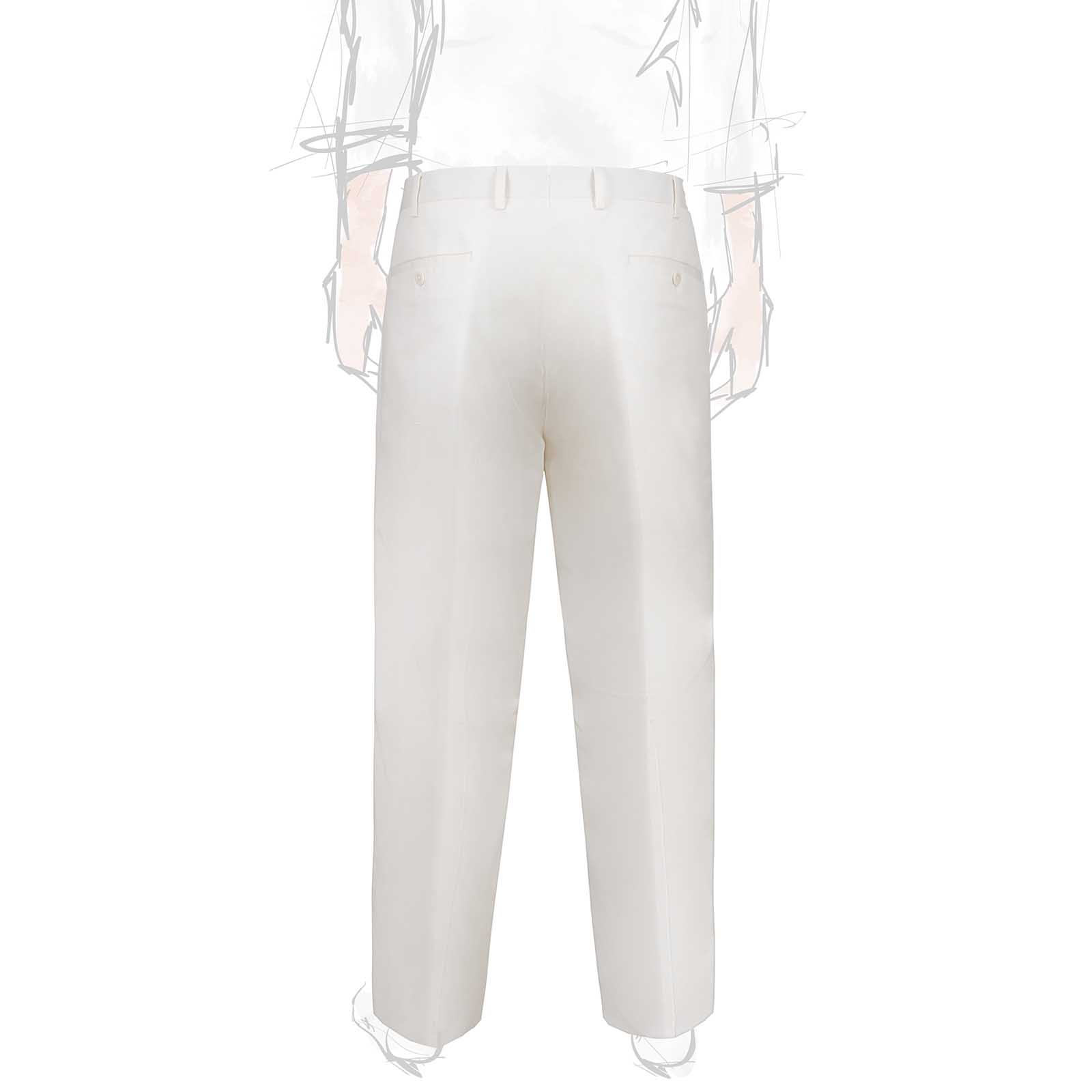 Rubinacci Pantalone In Cotone Bianco