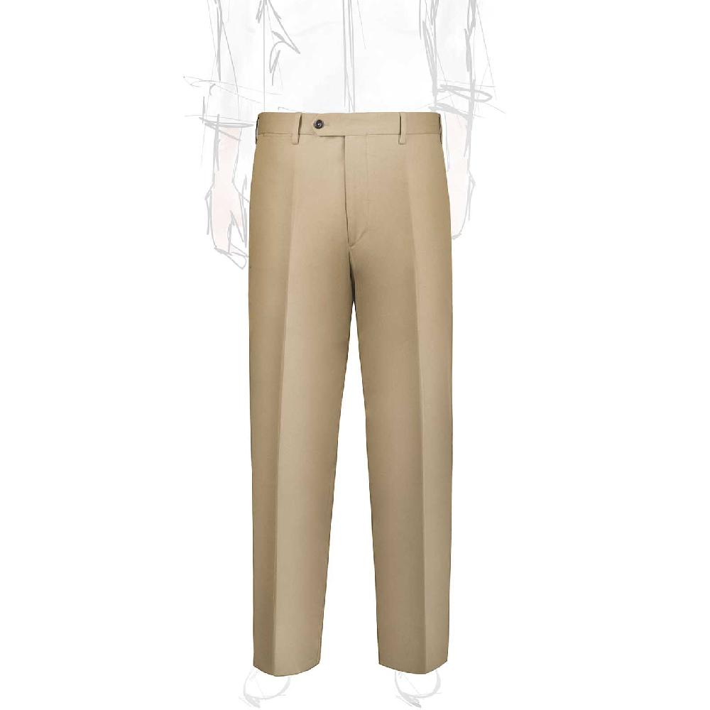 Rubinacci Pantalone in cotone biscotto