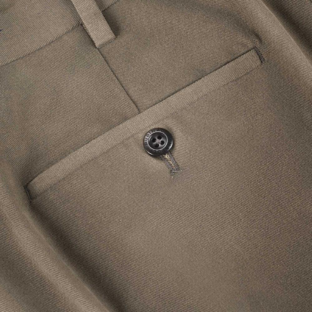 Rubinacci Pantalone In Cotone Fango