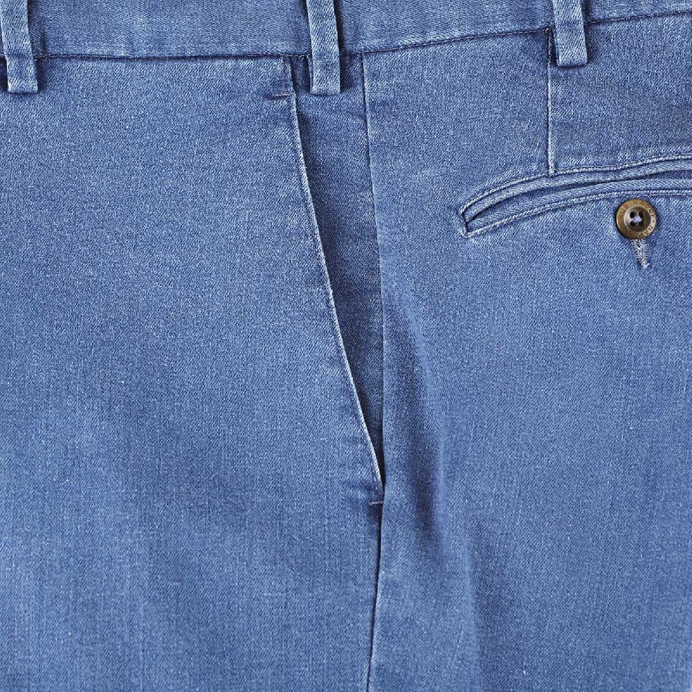Rubinacci Pantalone In Cotone Jeans 4 Stagioni