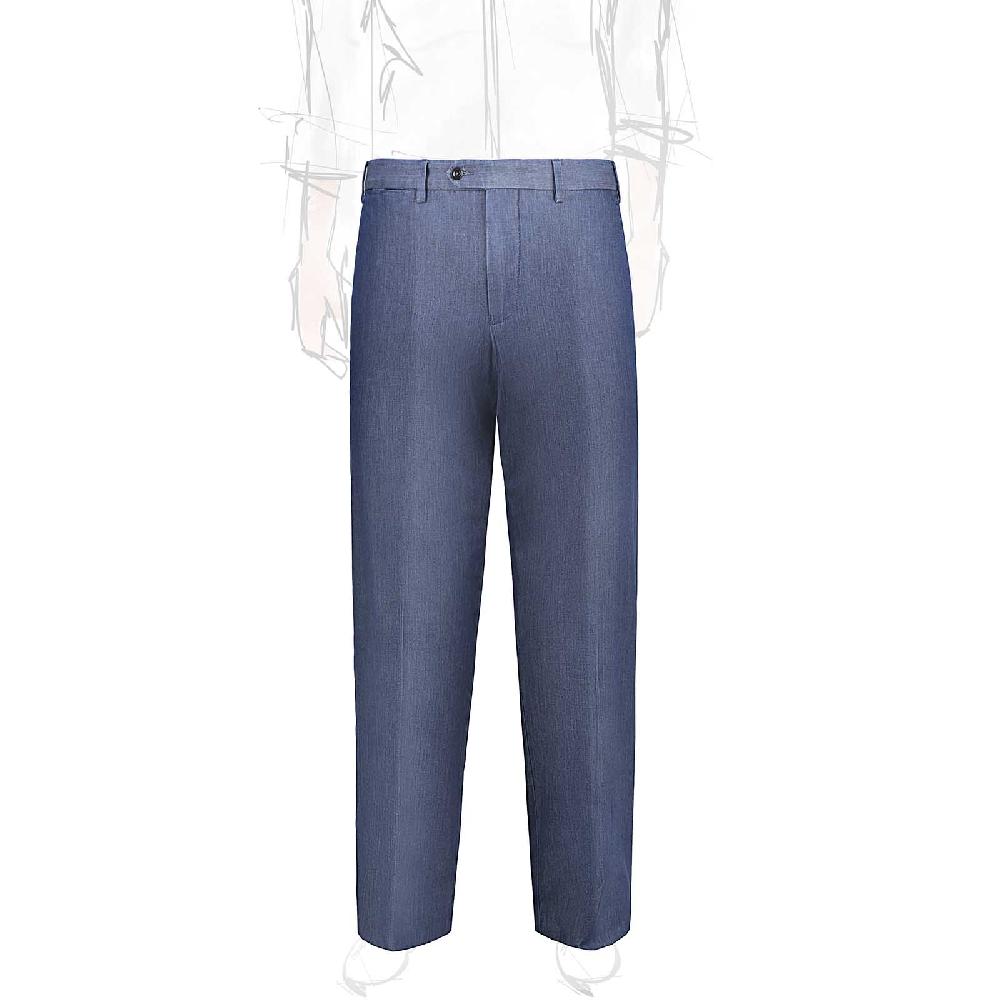 Rubinacci Pantalone in cotone jeans scuro