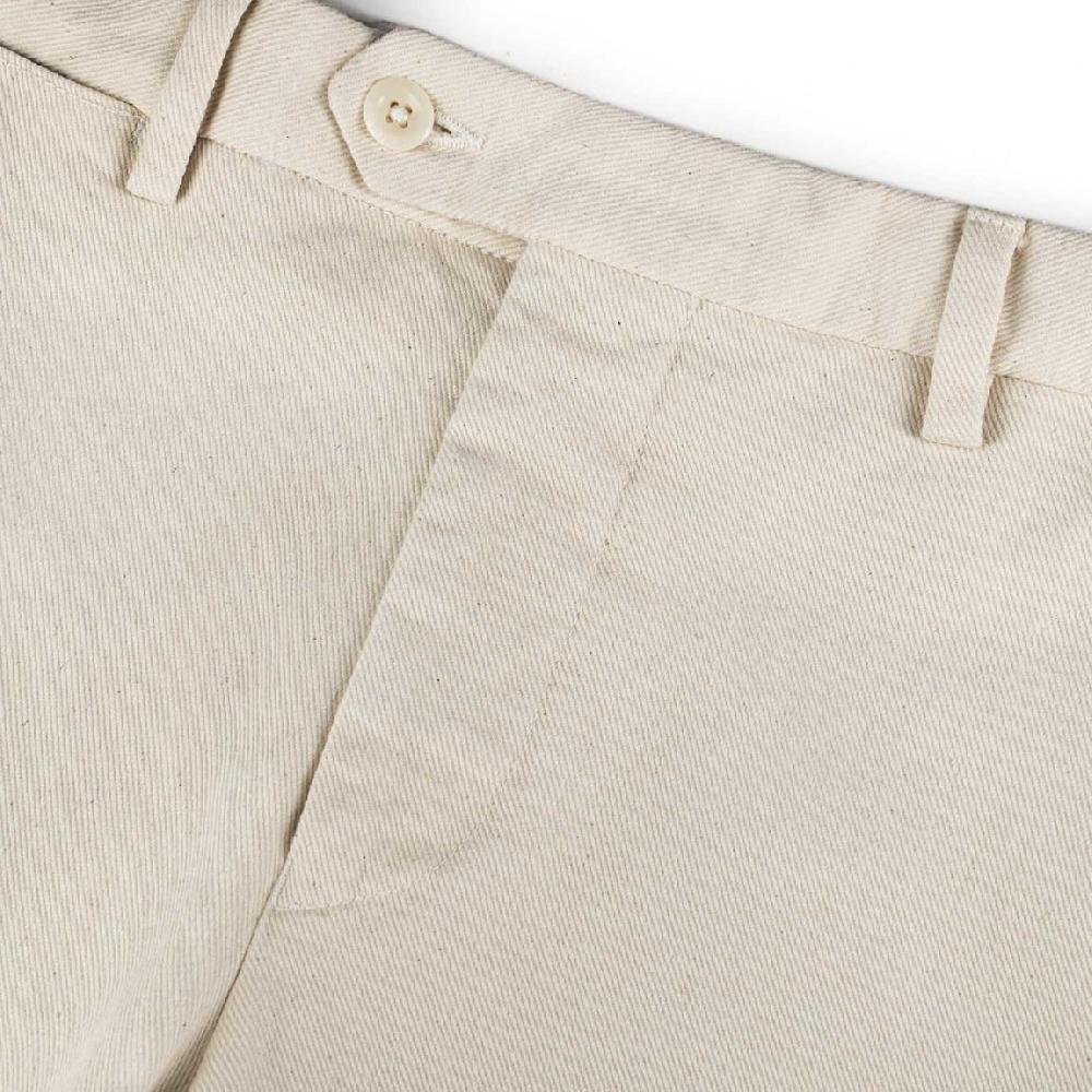 Rubinacci Pantalone In Cotone Panna