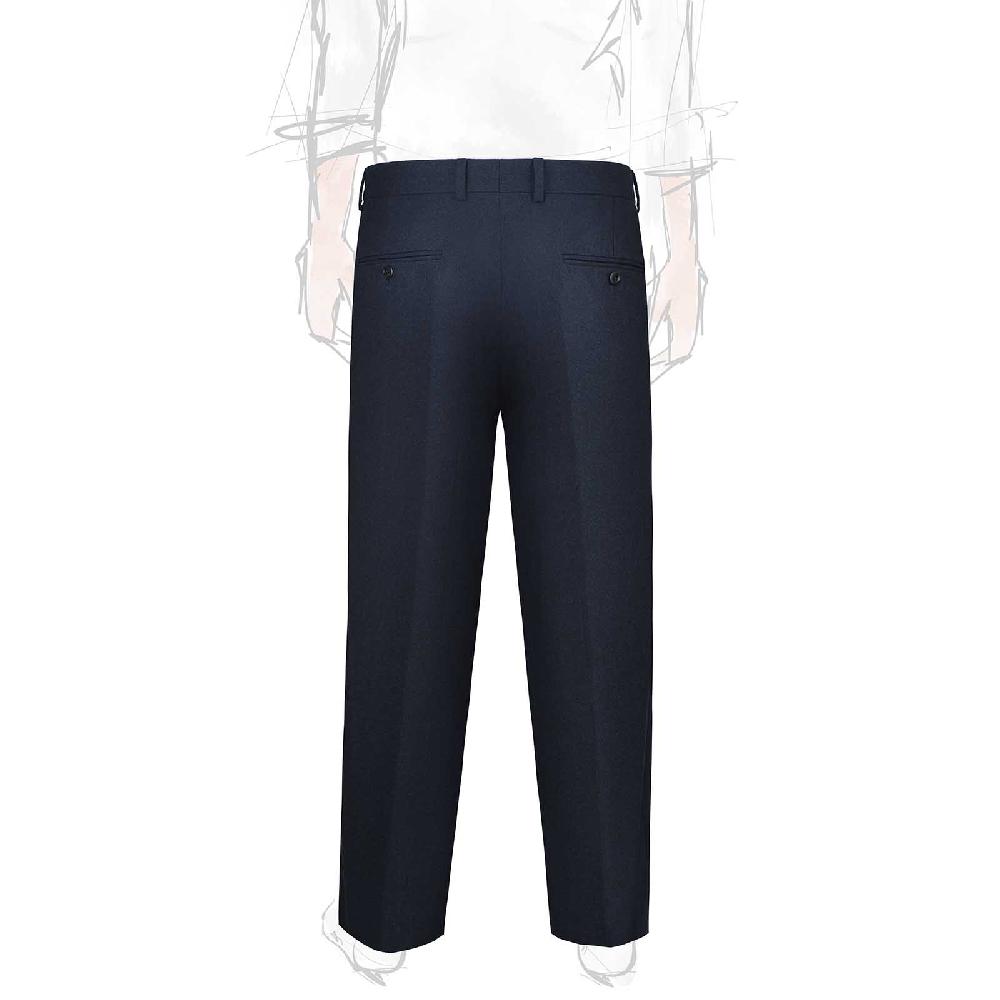 Rubinacci Pantalone In Flanella Blu