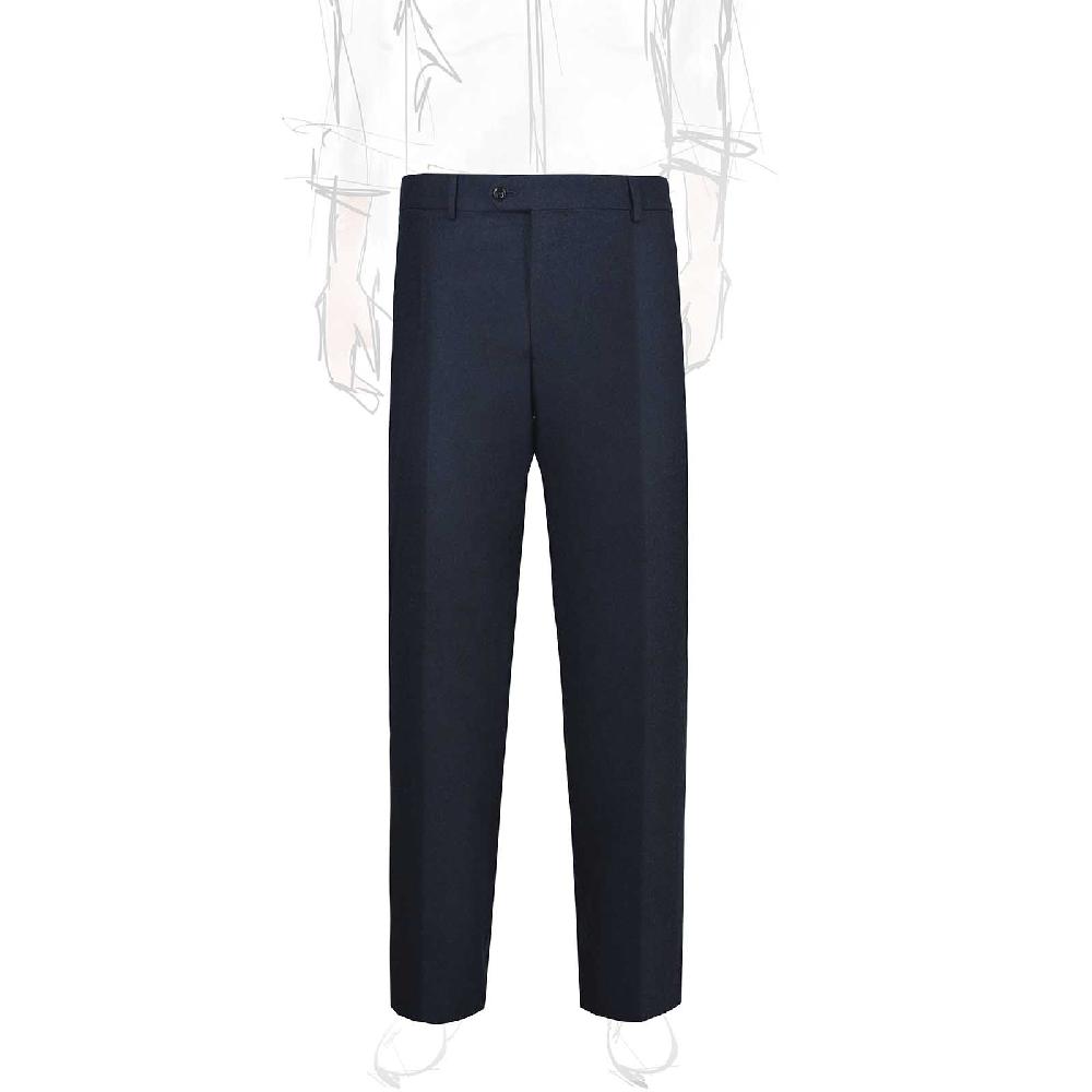 Rubinacci Pantalone in flanella blu