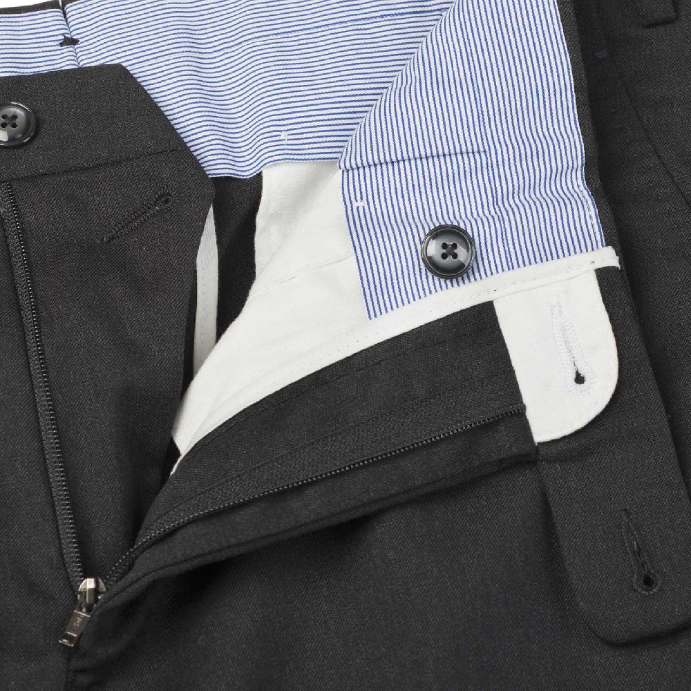 Rubinacci Pantalone In Lana Grigio Scuro