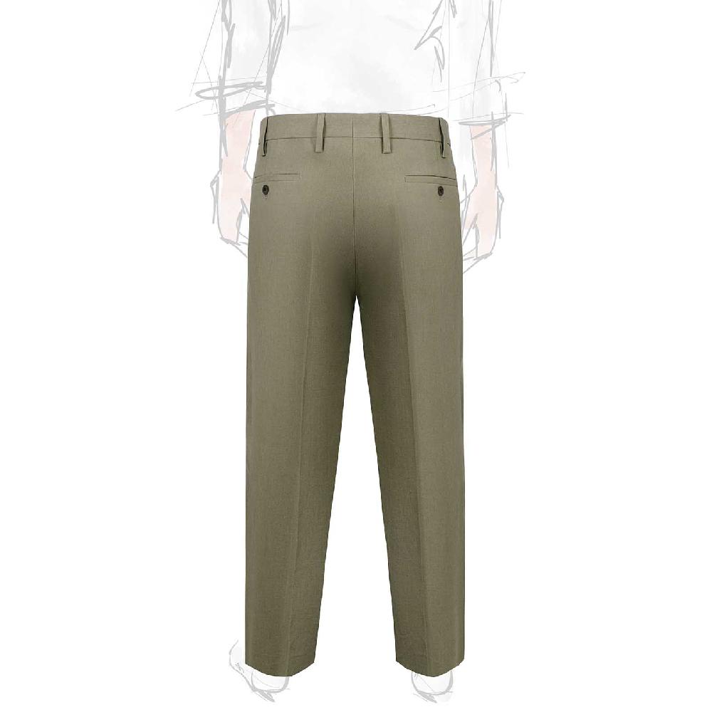 Rubinacci Pantalone In Lino Oliva