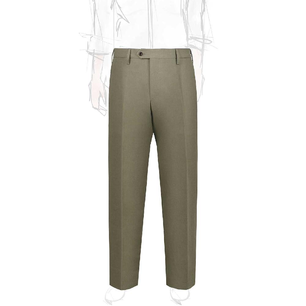 Rubinacci Pantalone in lino oliva