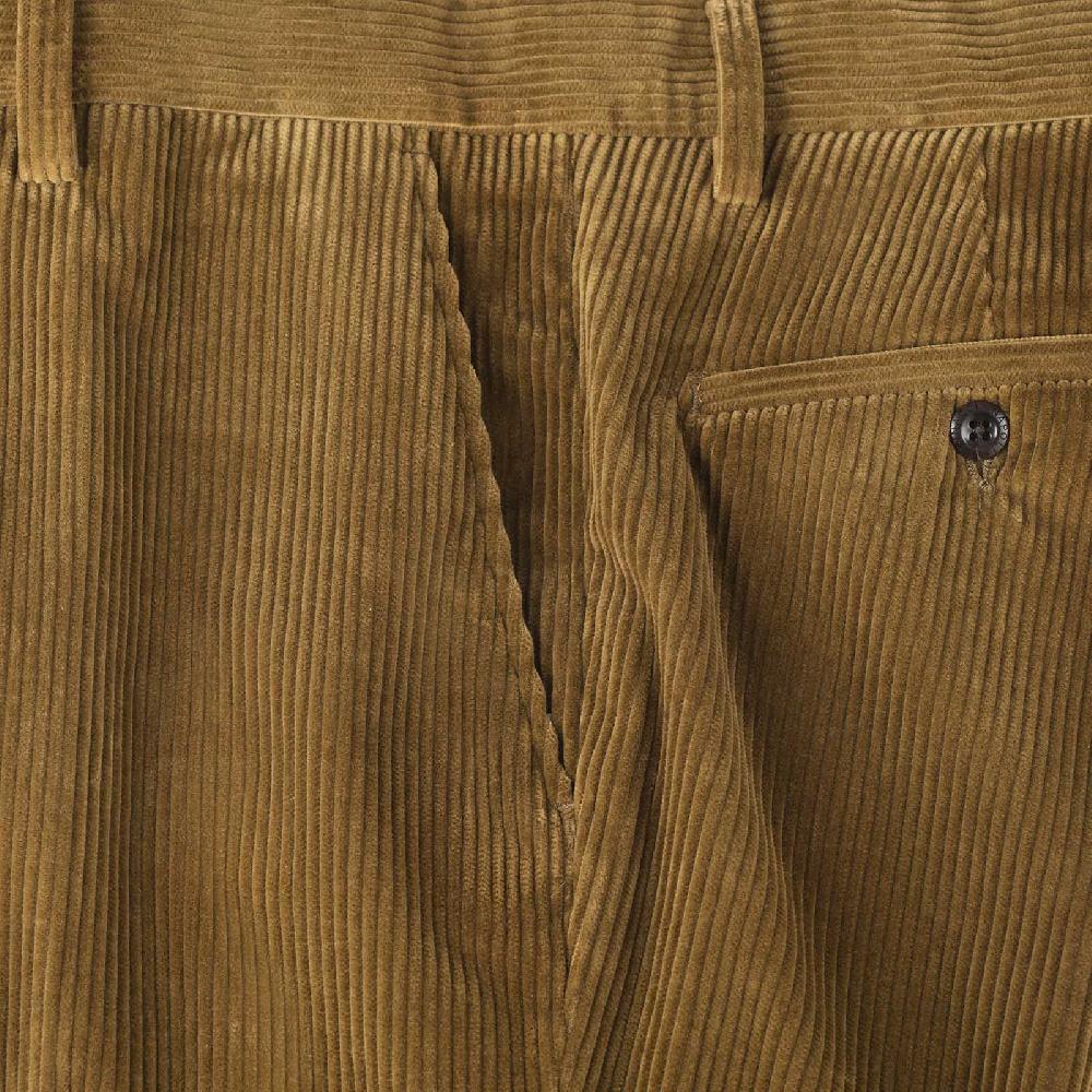 Rubinacci Pantalone In Velluto A Coste Visone