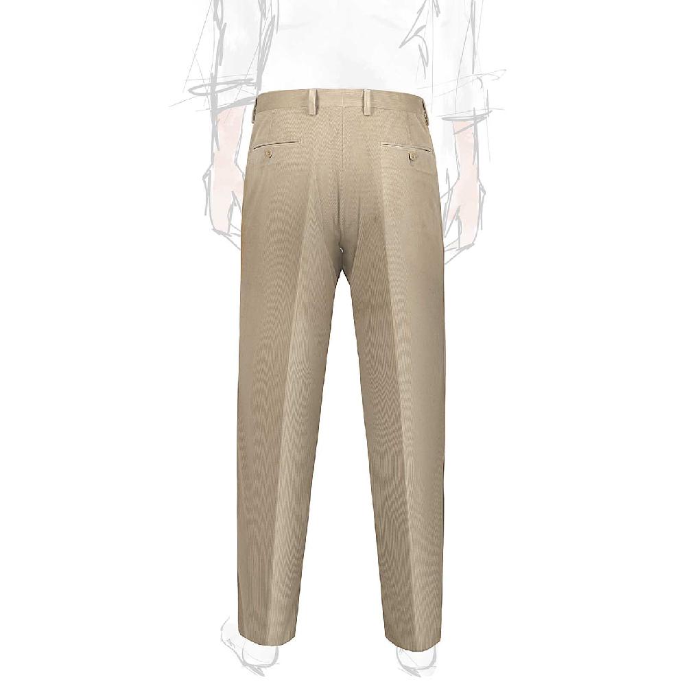 Rubinacci Pantalone In Velluto A Costine Beige