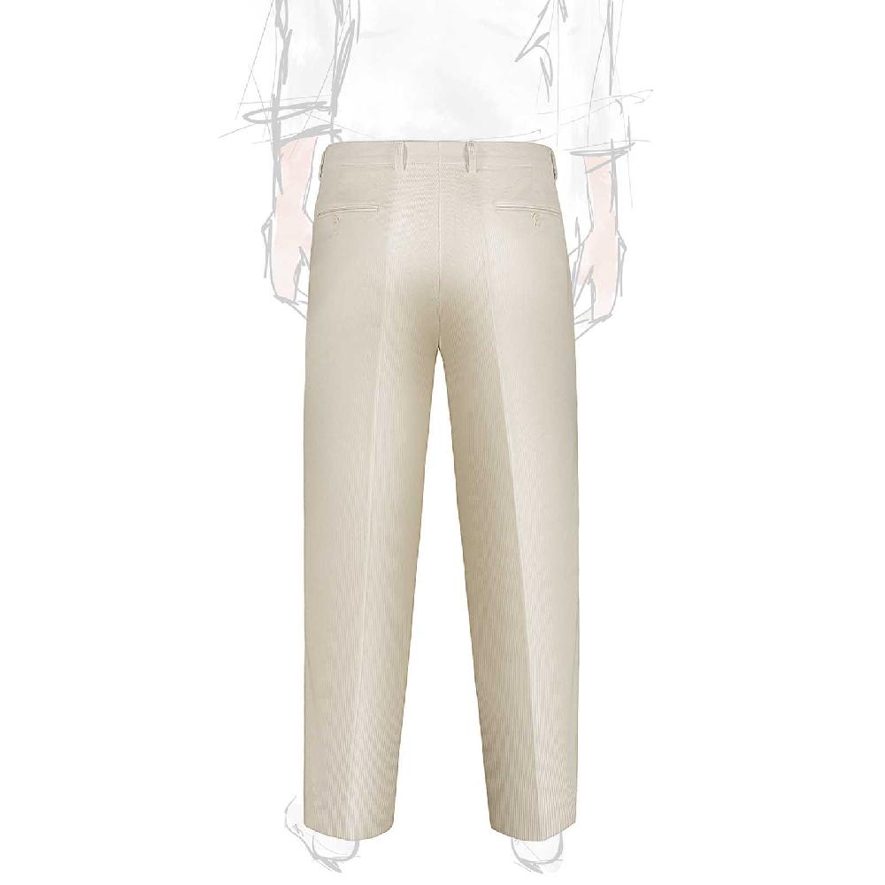 Rubinacci Pantalone In Velluto A Costine Latte