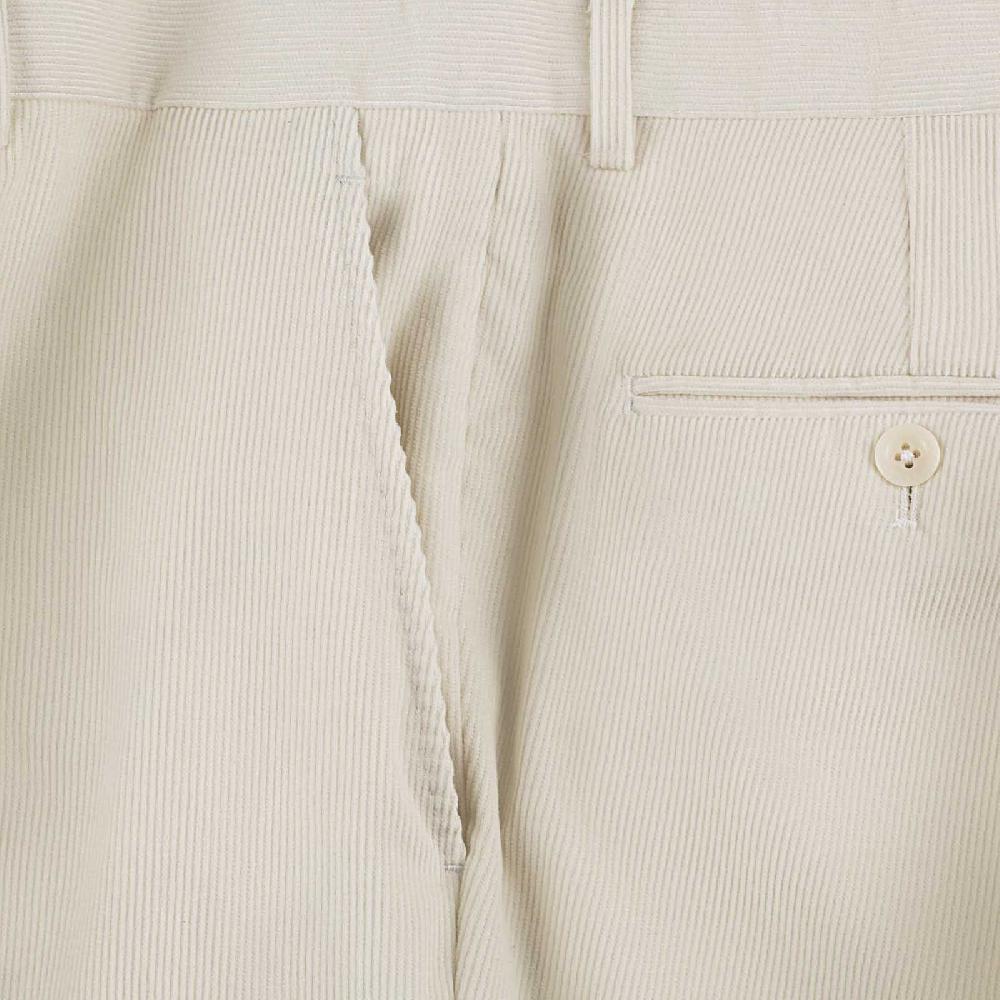 Rubinacci Pantalone In Velluto A Costine Latte