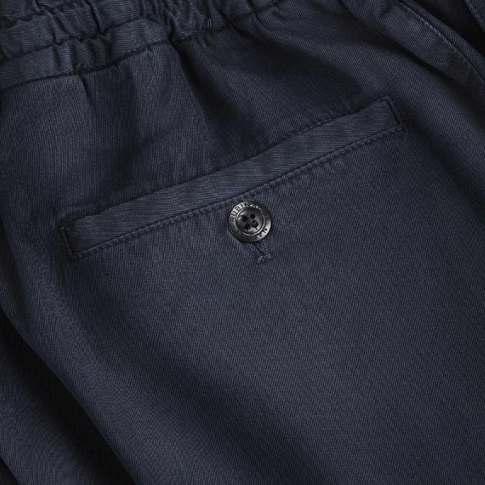 Rubinacci Pantalone Leisure In Cotone Blu