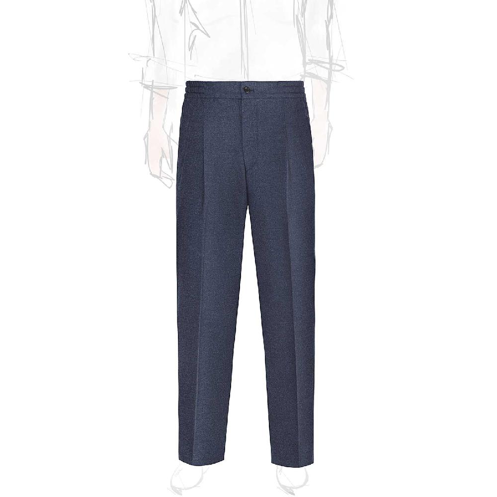 Rubinacci Pantalone leisure in flanella jeans