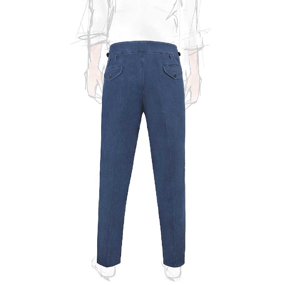 Rubinacci Pantalone Manny In Cotone Jeans