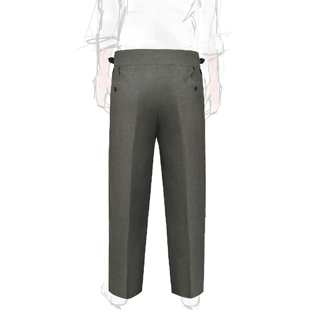 Rubinacci Pantalone Manny In Lino Verde