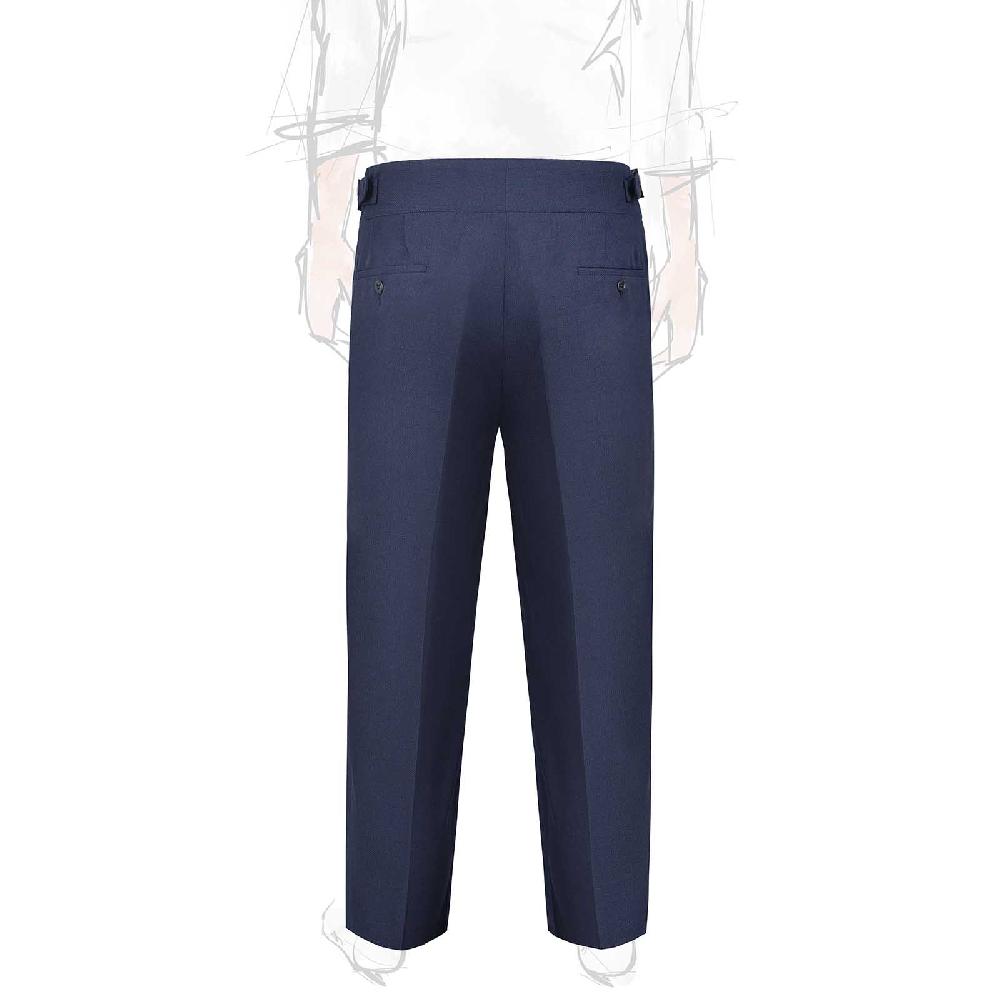 Rubinacci Pantalone Manny In Saglia Blu