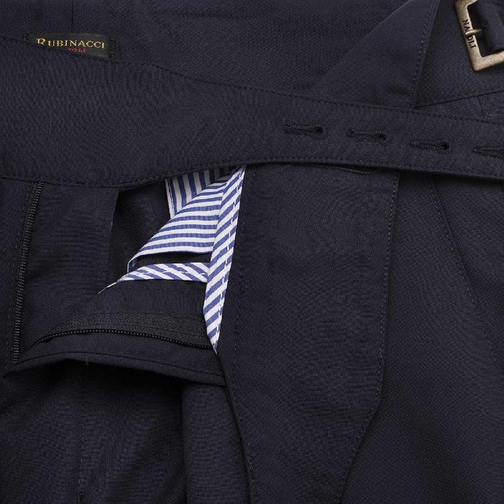 Rubinacci Pantalone Manny In Tasmania Blu