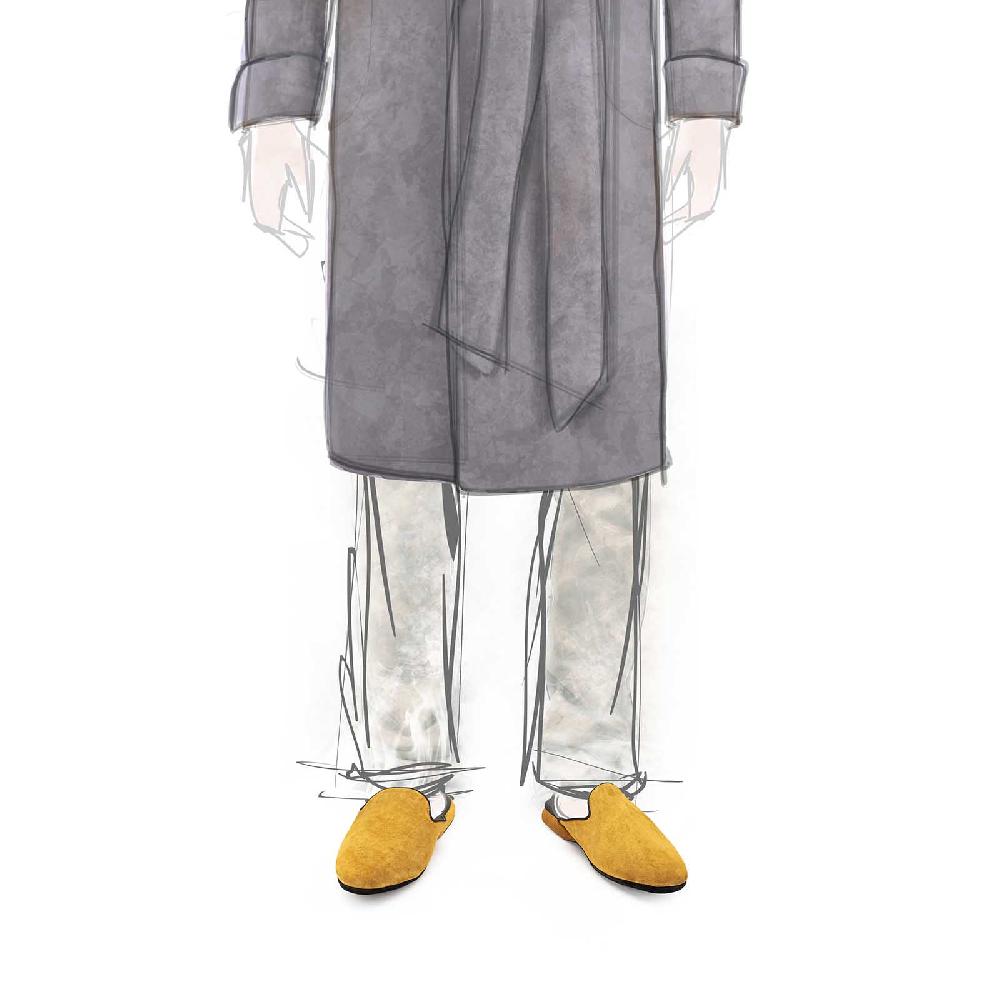 Rubinacci Pantofola Comfort Zafferano