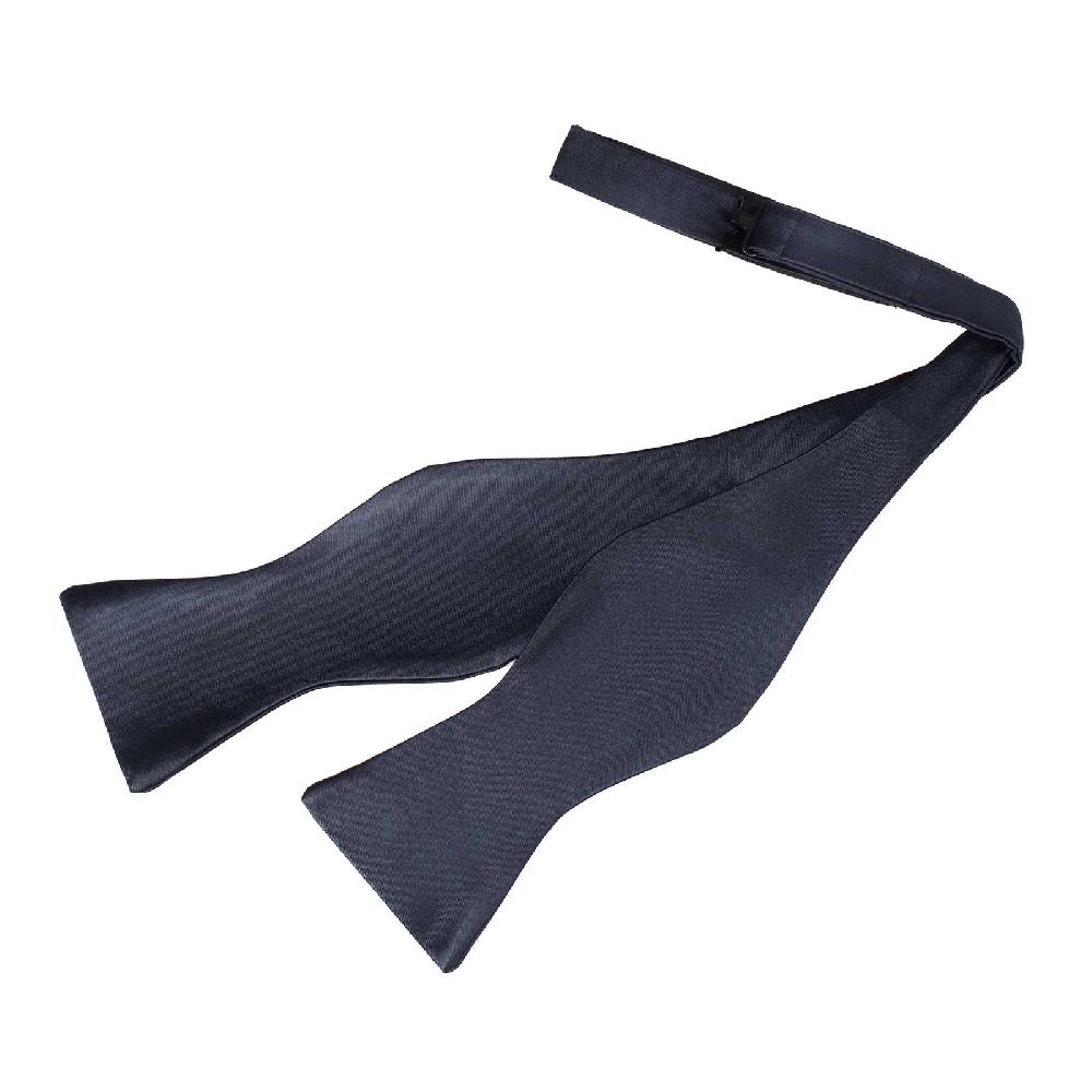 Rubinacci Papillon In Raso Di Seta Blu Sciolto