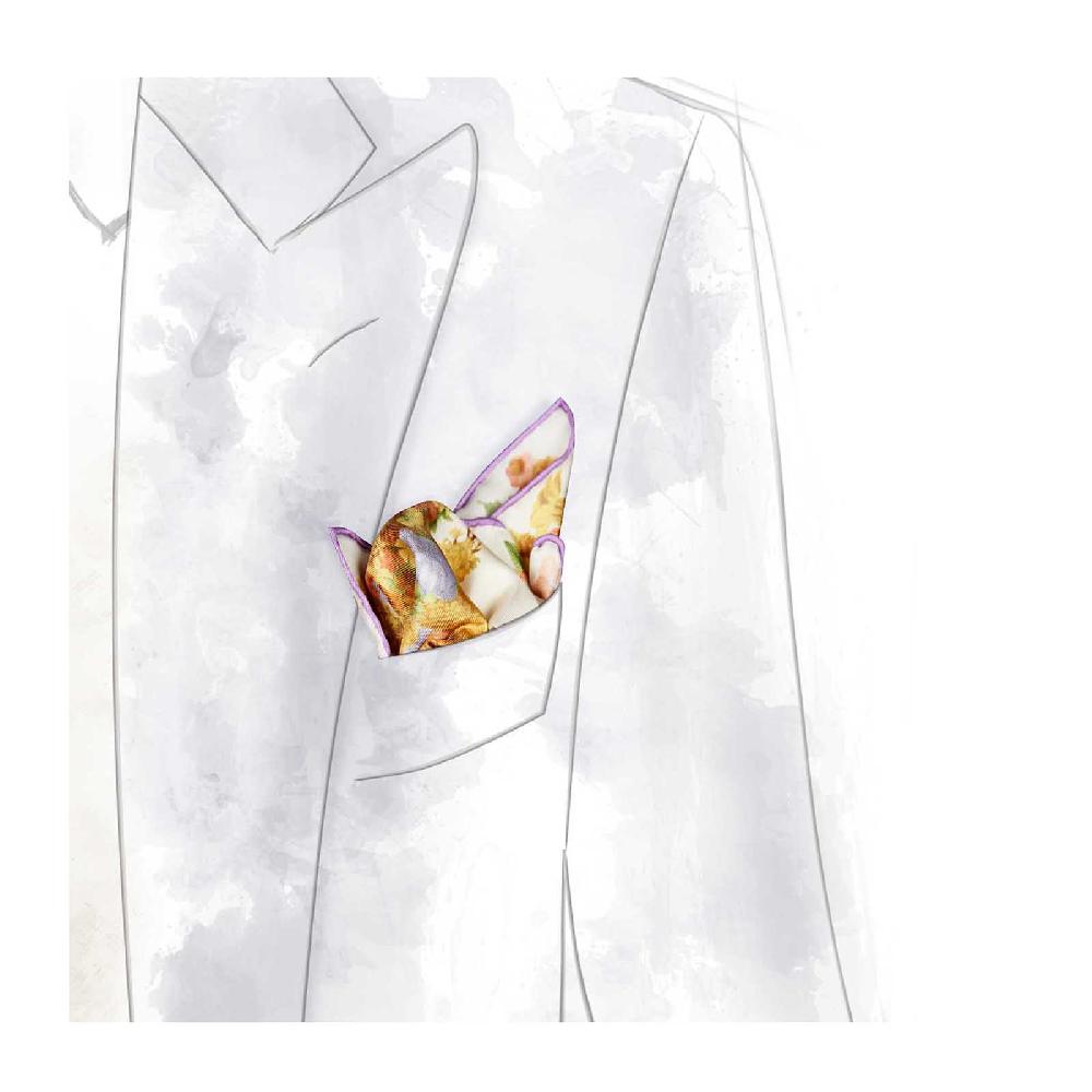 Rubinacci Pochette Arcimboldo Lilla