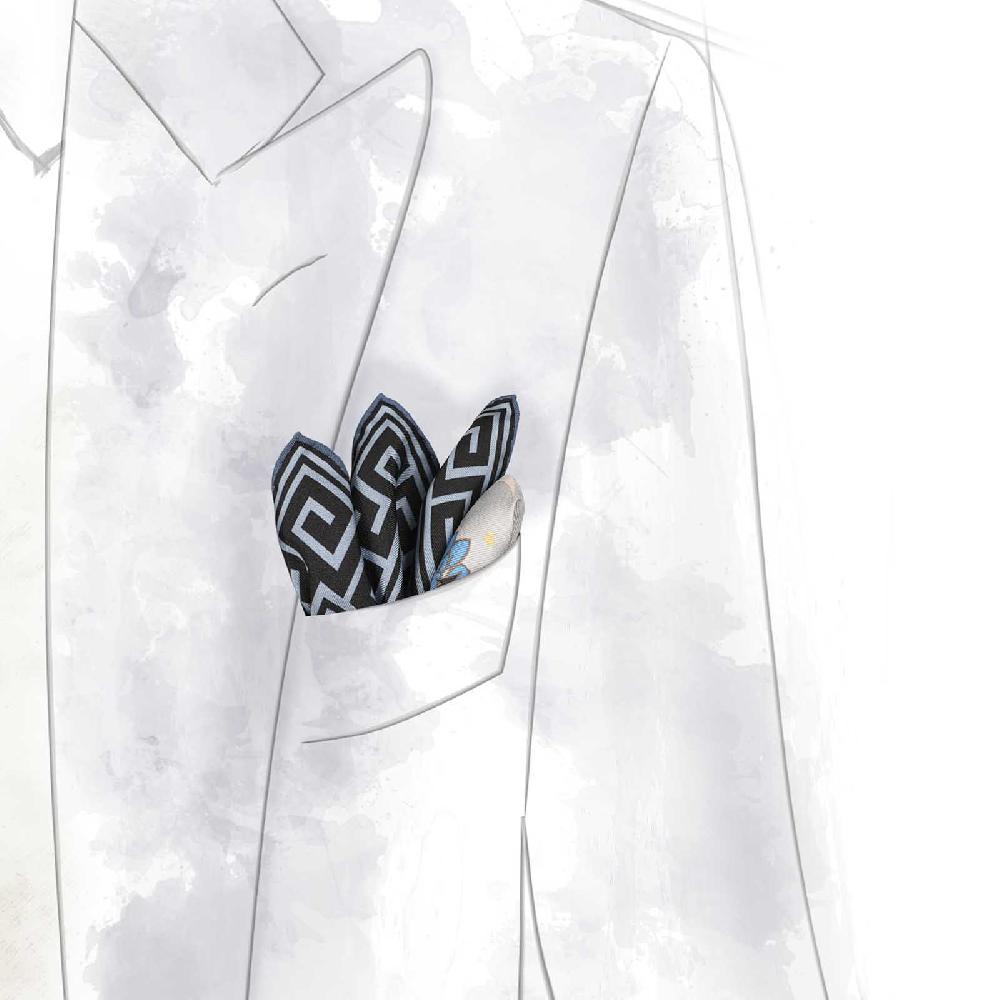 Rubinacci Pochette Artemide E Apollo Avion