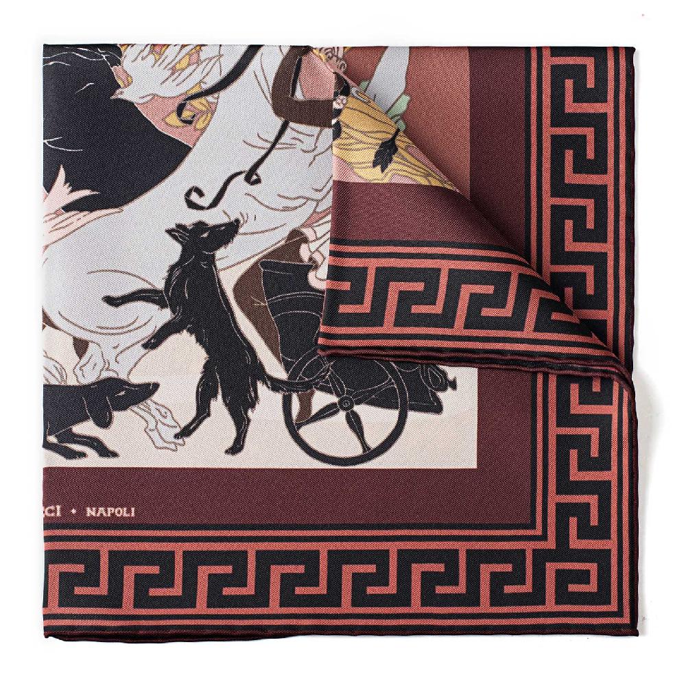 Rubinacci Pochette Artemide E Apollo Bordeaux