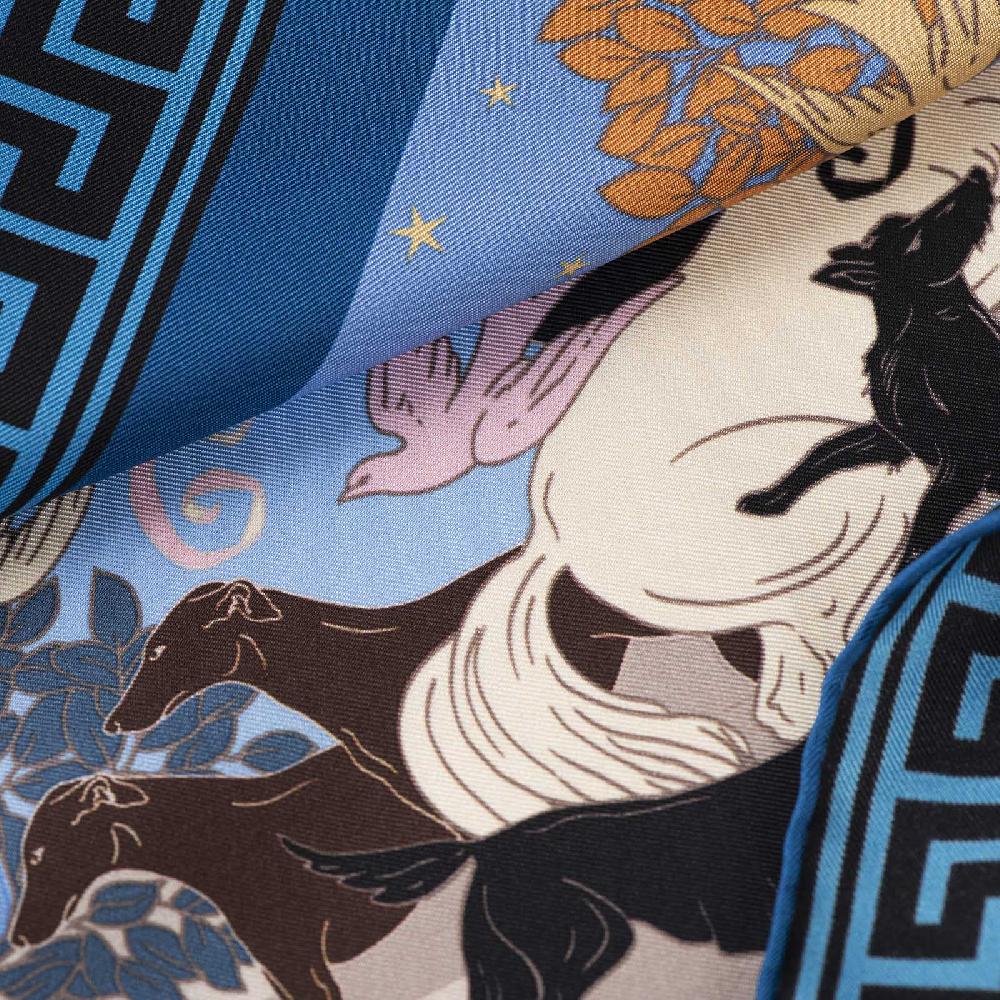 Rubinacci Pochette Artemide E Apollo Ceruleo