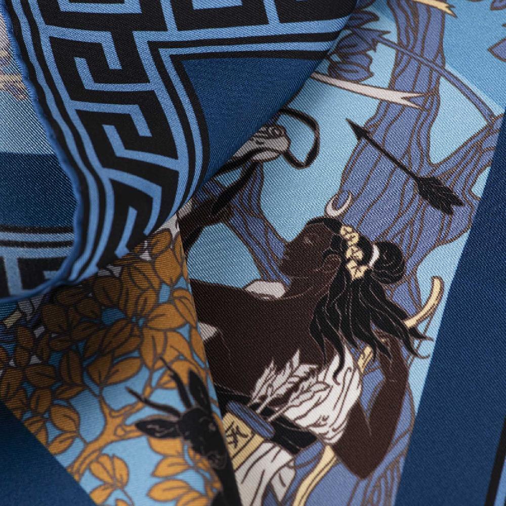 Rubinacci Pochette Artemide E Apollo Indaco