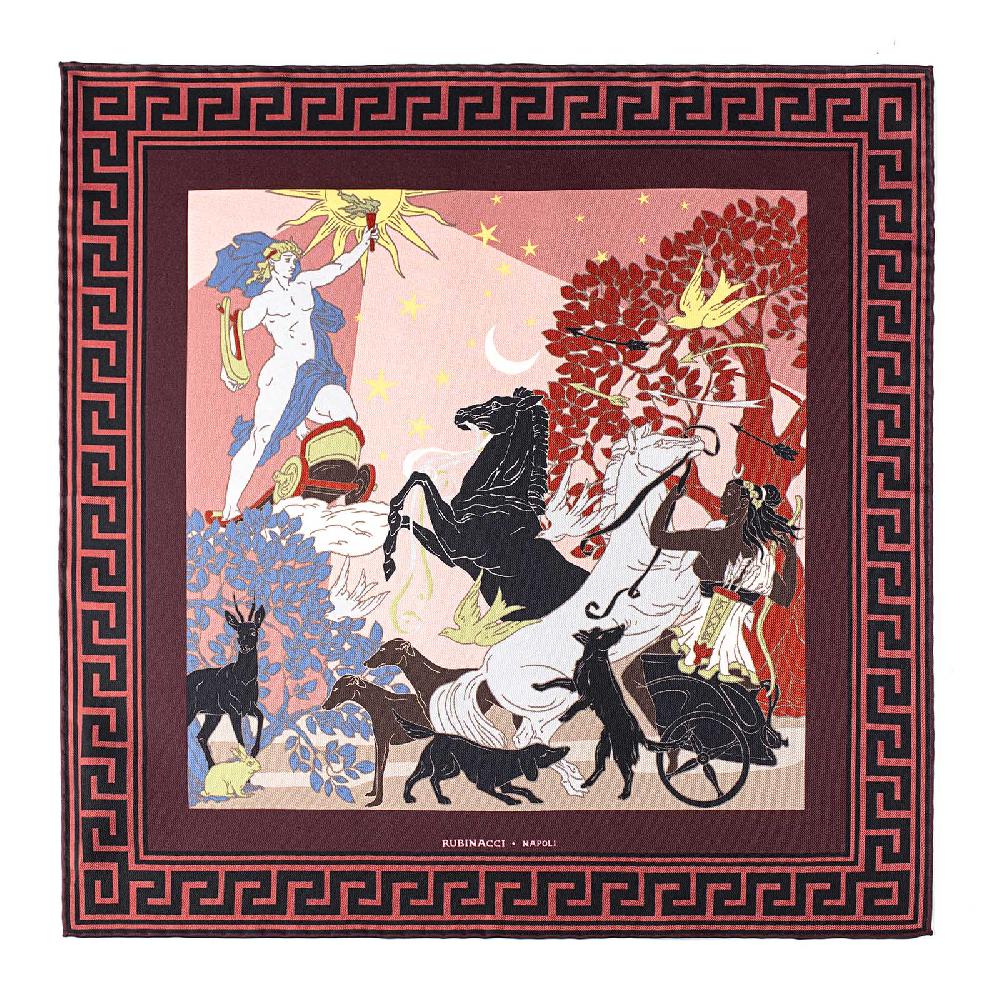 Rubinacci Pochette Artemide e Apollo mattone