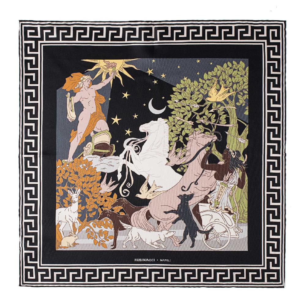 Rubinacci Pochette Artemide e Apollo nero