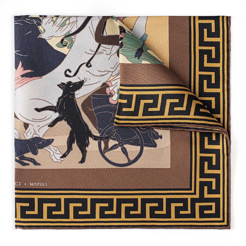 Rubinacci Pochette Artemide E Apollo Ocra