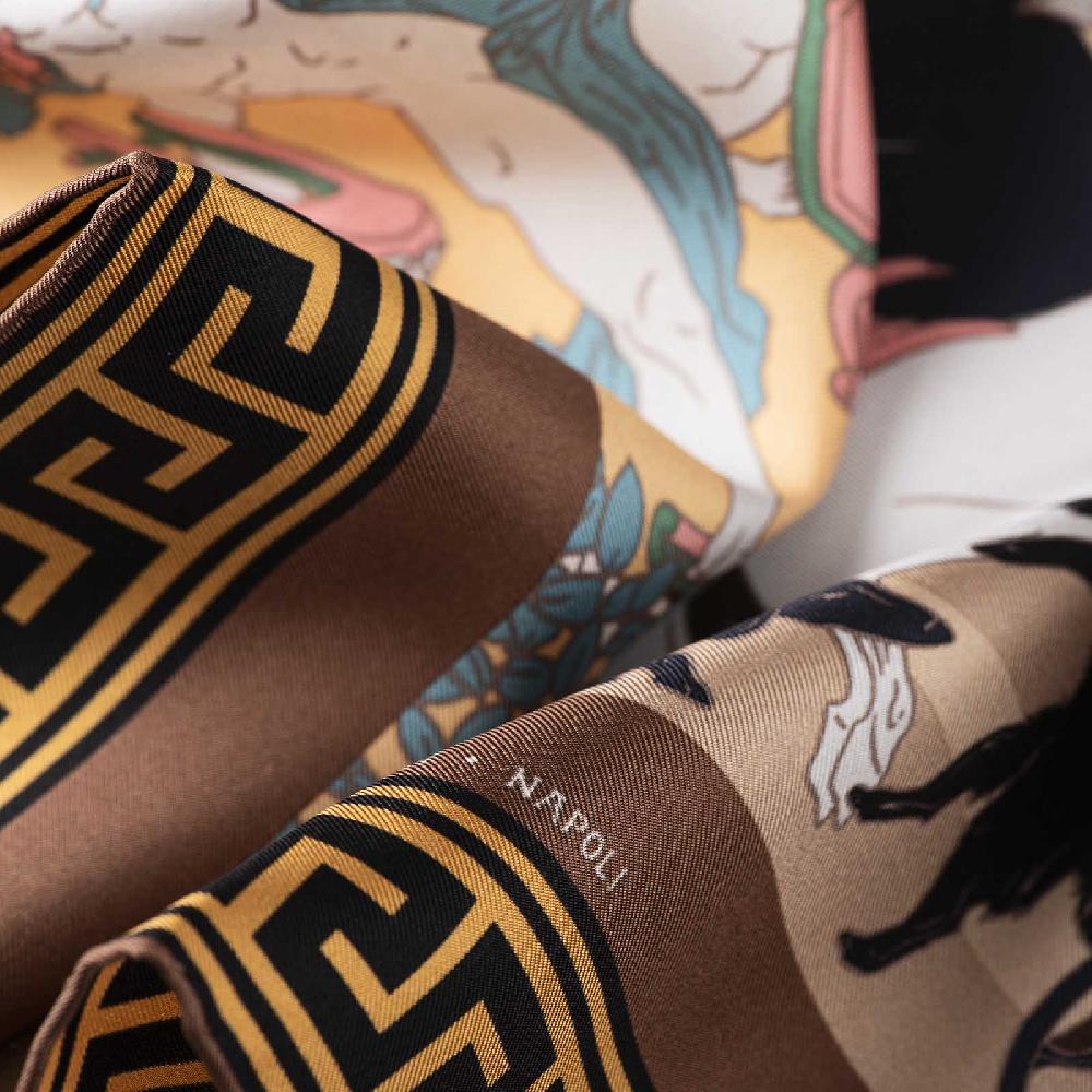 Rubinacci Pochette Artemide E Apollo Ocra