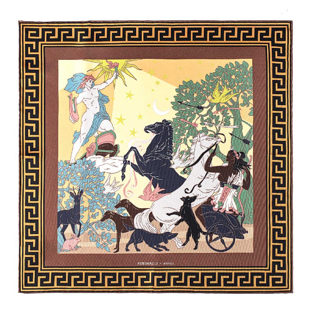 Rubinacci Pochette Artemide e Apollo ocra