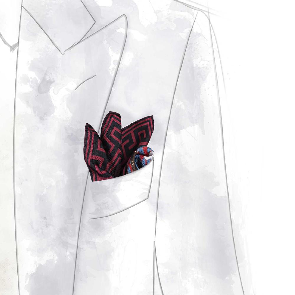 Rubinacci Pochette Artemide E Apollo Vino