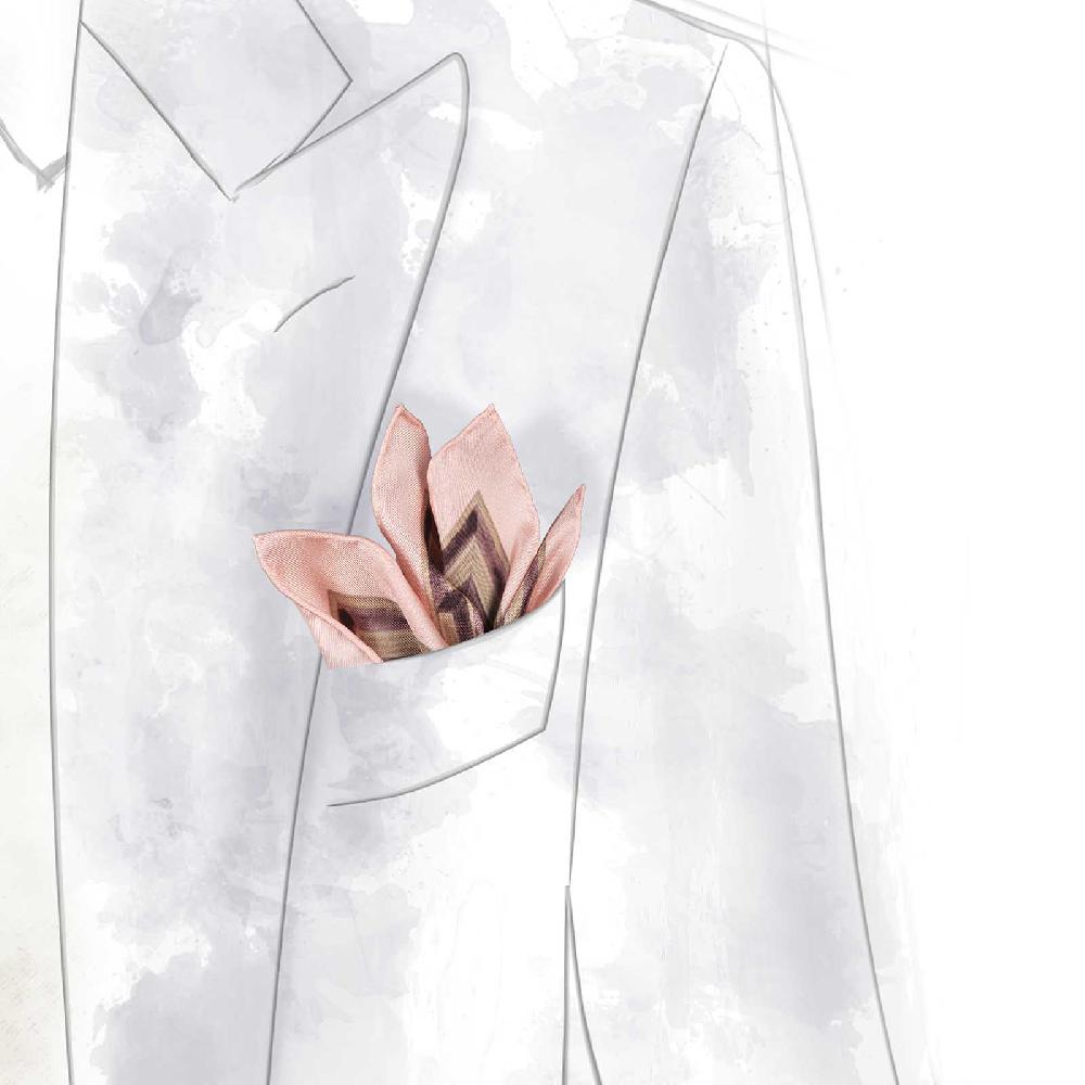 Rubinacci Pochette Bella Rosa