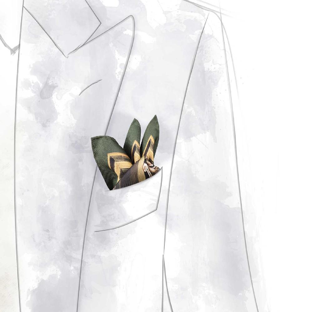 Rubinacci Pochette Bella Verde