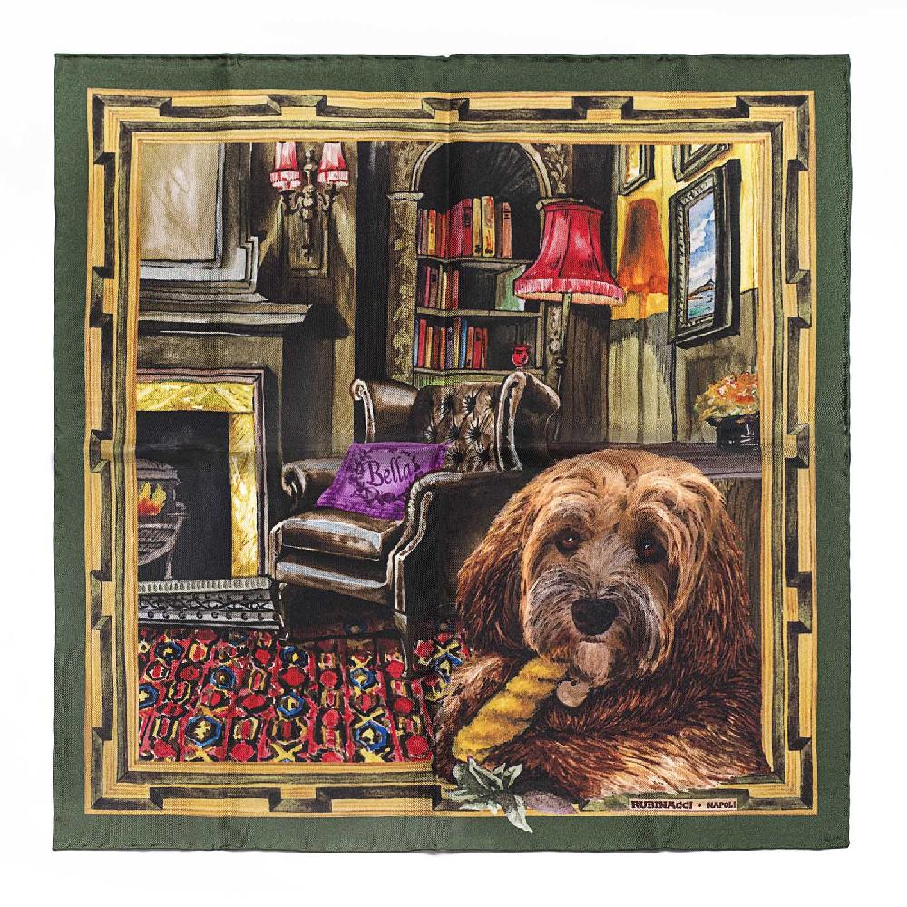 Rubinacci Pochette Bella verde