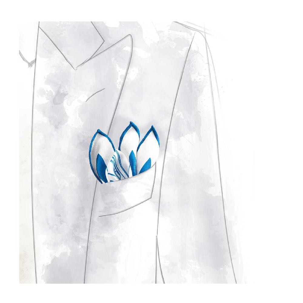 Rubinacci Pochette Garage Italia Bianco