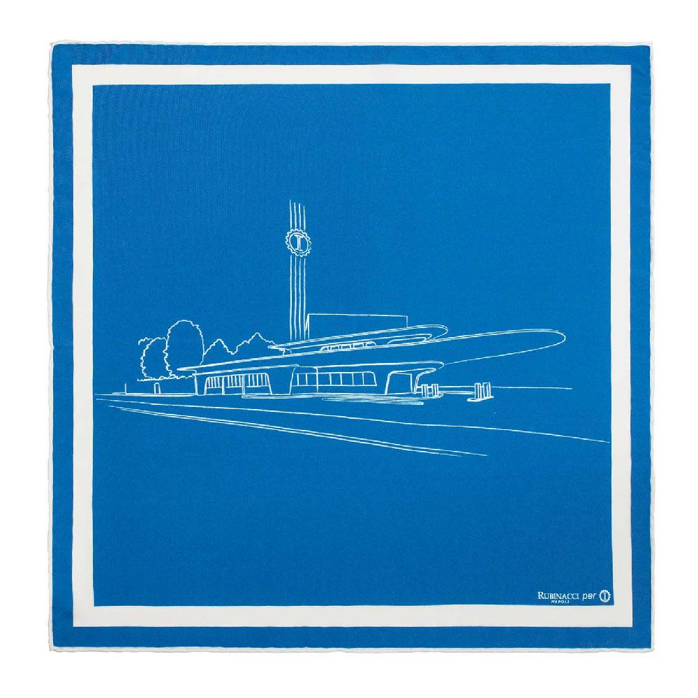 Rubinacci Pochette garage italia petrolio